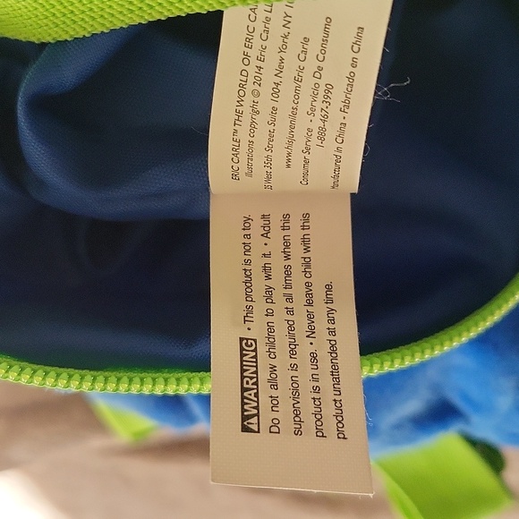 Eric Carle Toddler Backpack Harness Leash Elephant 🐘 - Picture 7 of 11